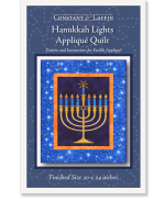 Hanukkah Lights Pattern Cover