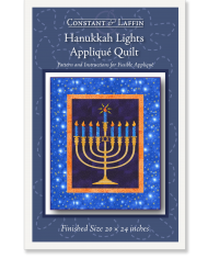 Hanukkah Lights Pattern Cover